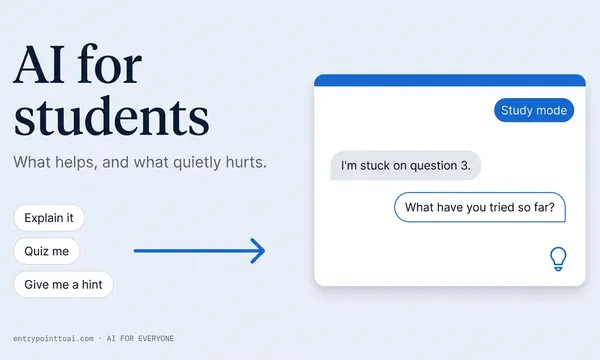 AI for students: what actually helps (and what to avoid)
