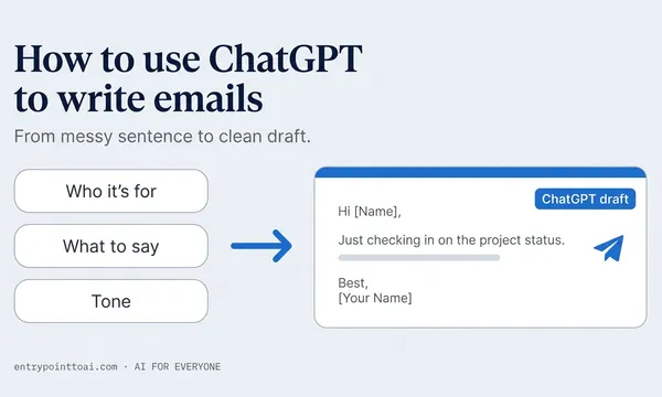 How to use ChatGPT to write emails (with prompts to copy)